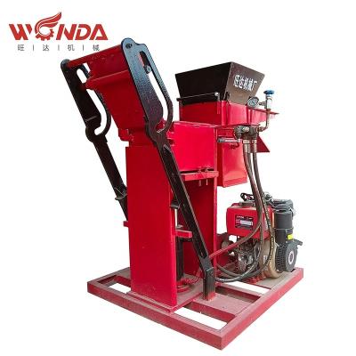 China Building Material Stores Factory Direct Sale WD2-25 Interlock Clay Lego Brick Building Block Machine Adobe 2020 for sale