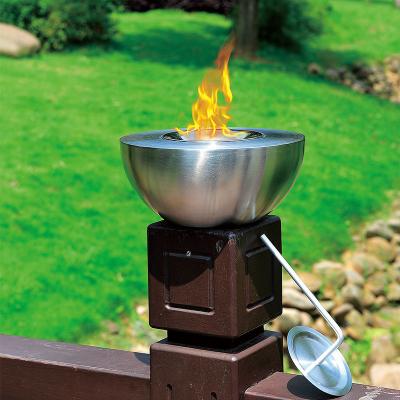 China Pit Tabletop Portable Fire Bowl Outdoor Indoor Outdoor Fire Pot Bio Ethanol Fireplace for sale