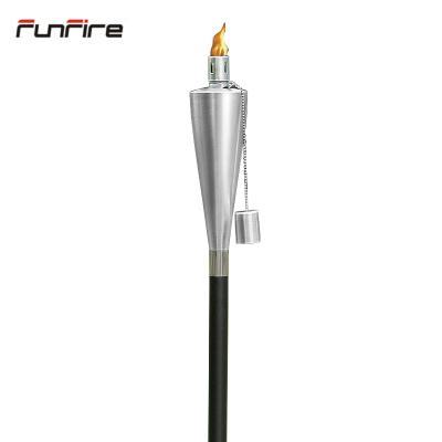 China 201# Metal Stainless Steel Garden Torches For Camping for sale