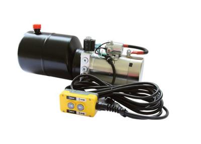 China CE certificate DC12v/24v hydraulic power unit with plastic oil tank manual valve for sale