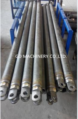 China Two Post Car lift Hollow Rod single acting Hydraulic Cylinder with control flow hole for sale