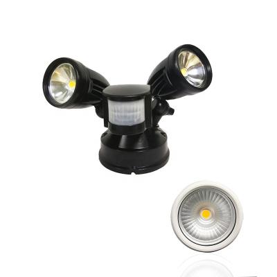 China Aluminum Garden Cheap Price Double Head Wall Security Lights With Motion Sensor Security Lights for sale