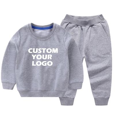 China Custom Casual Kids Outdoor Jogger Sets Fashion Sweatsuit Wholesale Kids Clothes Set for sale