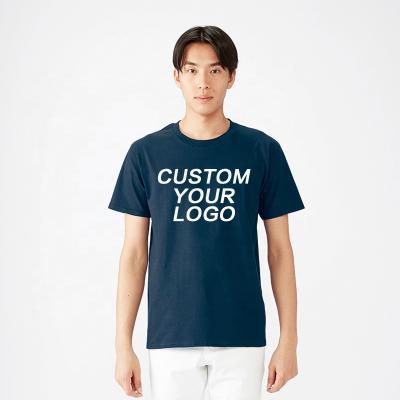 China Viable Factory Wholesale Custom Unisex Logo Printing T-shirt Custom Designs Pure Cotton White Plain Mens T-Shirt for sale