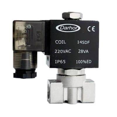 China General Darhor 1/4 inch solenoid valve fuel valve ss316 normally closed methanol burner solenoid valve for sale