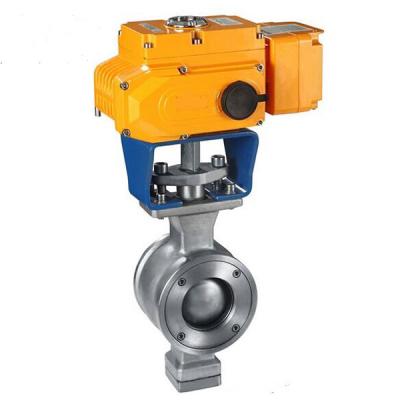 China DHBV Series Stainless Steel 316L V General Type Electric Ball Valve for sale