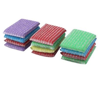 China Kitchen Dish Use Sponge Scourer Stocked Scouring Pad for sale