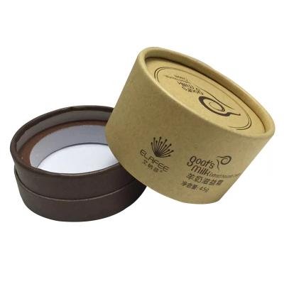 China Recycled Materials Eco Friendly High End Custom Printed Small Round Cosmetic Packaging Paper Tube Packaging Box for sale