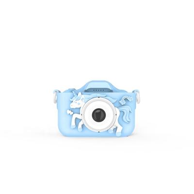 China Portable Hot Selling Cute Cartoon Unicorn Kids Camera Full Hd Sports Camera For Kids for sale