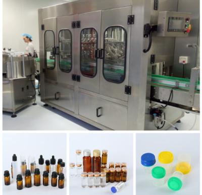 China Stable Aseptic Bottle Filling Line / Liquid Filling System 12 Months Guarantee for sale