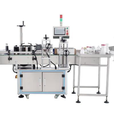 China Aufkleber-Applikatorn-Maschine des Aufkleber-850w für selbstklebender Bauerntrick-quadratische Flasche zu verkaufen