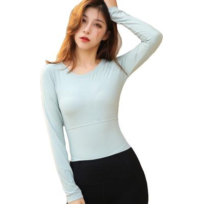 China 2021 Design 2021 Free Custom Fitness Breathable Long Sleeve White Yoga Sexy Tank Top For Women for sale