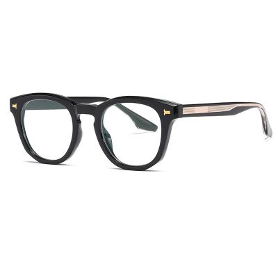 China Retro Business Vintage Acetate Thick Round Eyeglasses Official Clear Glasses for sale