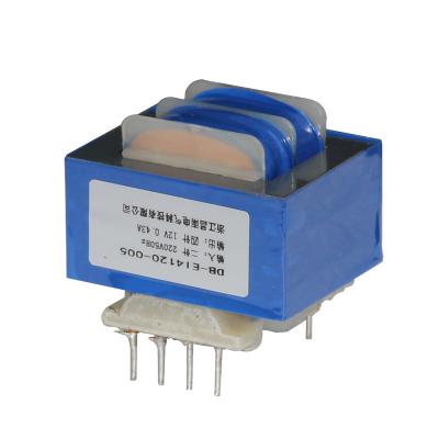 China Power High Performance Horizontal Single Phase 220V/24V Step Up Step Down EI Power Transformer for sale