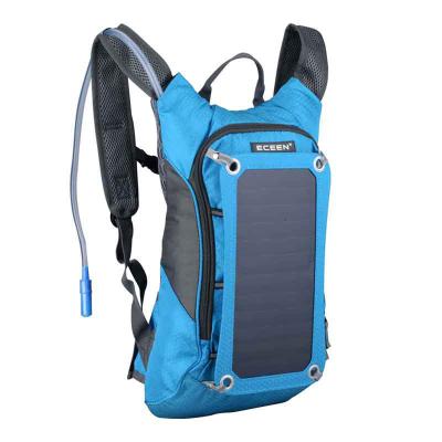 China Solar Panel Shero Factory Wholesale Usb Travel Laptop Solar Power Charging Left Backpack for sale