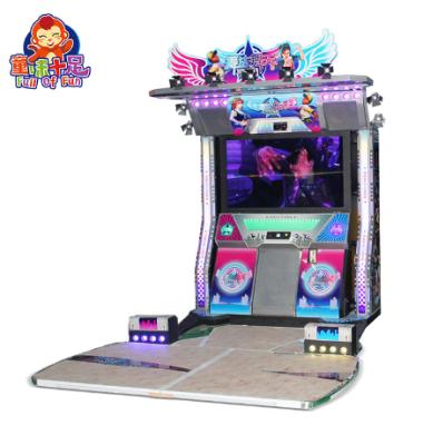 中国 55 Inch LED Mall Popular Music Dancing Machine Hot Dance Just With Music Arcade Game Machine 250*250*270cm 販売のため