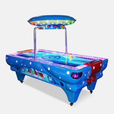 China Best Selling Plastic Ice Hockey Table Mini Indoor Air Hockey 2players Electronic Hockey Table For Kid for sale