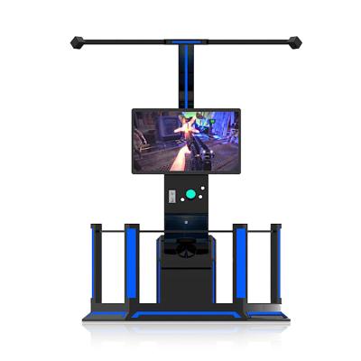 中国 VR Running Machine 9D Virtual Reality Space Simulator Shooting Game Machine Walking Platform 150*150*240cm 販売のため