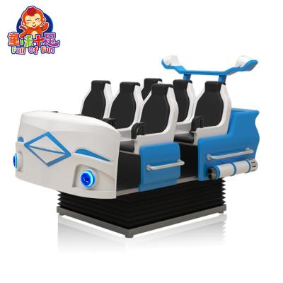 中国 VR Simulator Roller Coaster 9D VR Game Machine 9D Virtual Reality 6 Seats Spaceship Simulator Game Machine 325*253*197cm 販売のため