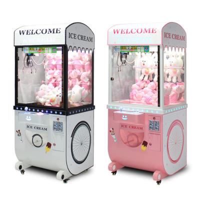 中国 Factory Arcade Game Mini Plush Toy Crane Claw Machine Gift Vending Machine L81*W92*H204 販売のため