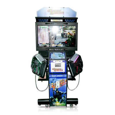 중국 Coin Operated Video Game Arcade Shooting Game Devil Indoor Special Police Playground Playground Machine 120*120*130cm 판매용