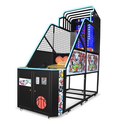 China Video Shooting Machine Collapsible Automatic Arcade Game City Basketball Machine L250*W100*H255 en venta