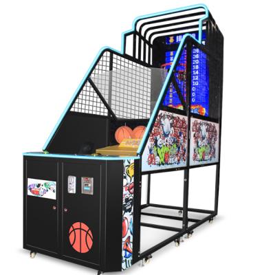 China LCD monitor street basketball machine/machine shooting basketball/indoor basketball shooting game machine L250*W100*H255 for sale