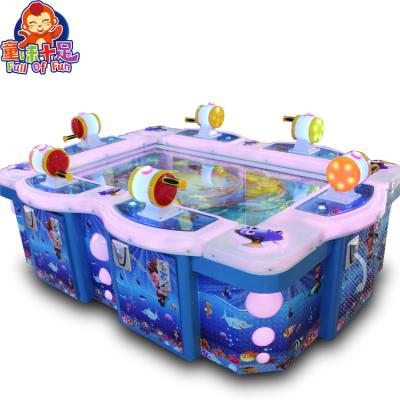 中国 Plastic Kids Multi Players Fishing Game Machine 6 Players Indoor Arcade Coin Operated Game Machine Fishing Machine 販売のため