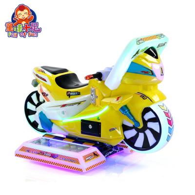 中国 Super Arcade Video Games Kids Motorcycle Game Pusher Coin Pusher Motorcycle Games Indoor Arcade 90*138*102cm 販売のため