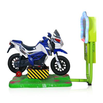 中国 Metal+electric coin operated kiddie ride machine motorcycle acrylic kiddie rides game machine for sale 販売のため