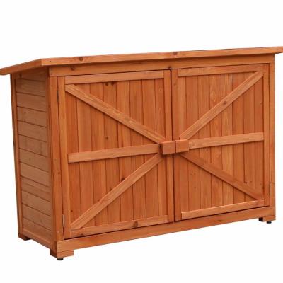 China Viable wooden storage cabinet for the garden for sale