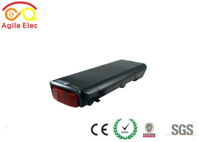 China Black 36v Lithium Bike Battery , Electric Bicycle Battery Case Large Capacity for sale