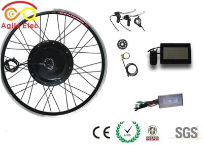 China High Speed Electric Powered Bicycle Kit , Rear Hub Electric Bike Kit With LCD Display for sale