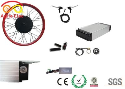 China 500 Watt Fat Tire Electric Bike Conversion Kit With Rear Rack Type Battery for sale