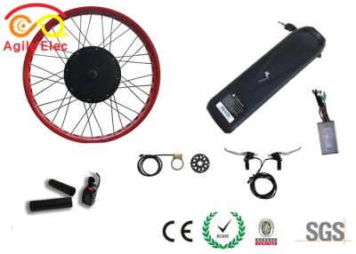 China Durable Fat Tire Electric Bike Conversion Kit With Axle Front 135mm / Rear 170mm for sale