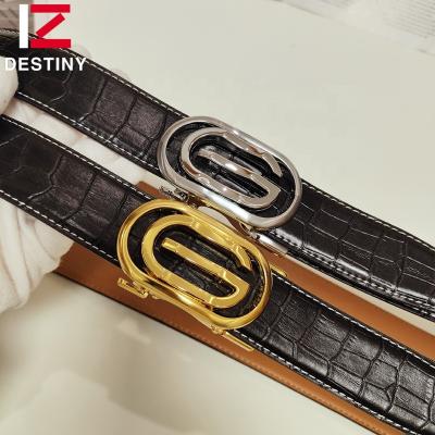 China Factory Business G Buckle Automatic Fashion Luxury Brand Mens Famous Designer Genuine Leather Belts for sale