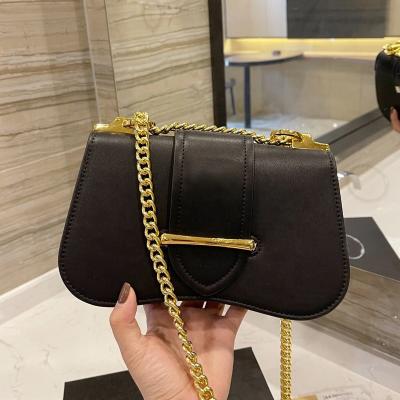 China Famous Designer Top Quality Genuine Fashion Leather Leather Luxury Brand Ladies Black Handbags Women Bag for sale