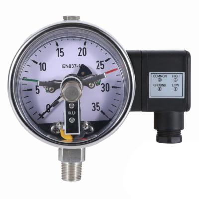 China Stainless Steel Pressure Gauge, Electric Contact Pressure Gauge for sale