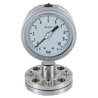 China 316SS pressure gauge with diaphragm seal model p703 for sale