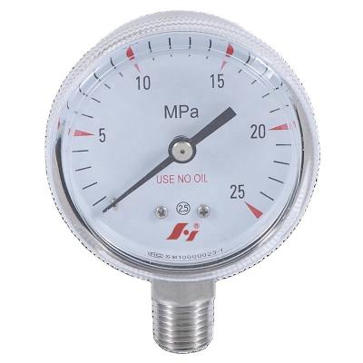 China 304 SS Use No Oil Regulator Pressure Gauge Stainless Steel HF Y50 High Quality All POG Series OEM Or HF 2