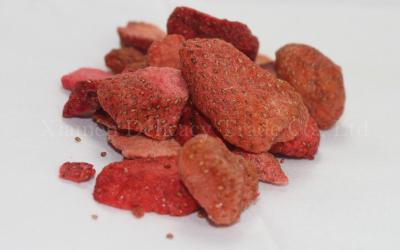 China Camping Healthy Freeze Dried Food Sliced Freeze Dried Strawberries for Kids for sale