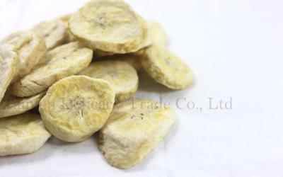 China Healthy Snacks dehydrated foods Freeze Dried Banana Slices for Party for sale