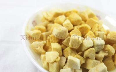 China Lyophilized Yellow Peach Fruit Dices , freeze dry foods Making Desserts for sale