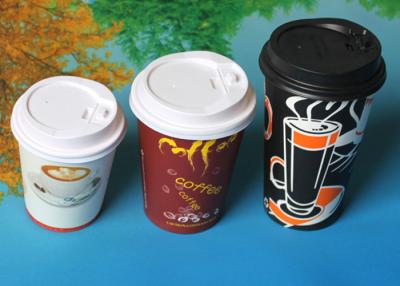 China PE coated Disposable Espresso Cappuccino Paper Coffee Cups 65ml / 90ml for sale