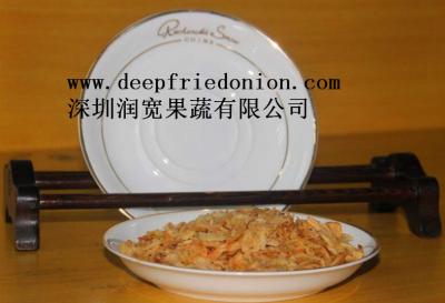 China Golden Yellow Absent Deep Fried Onion , Crispy Fried Onion Recipe for sale