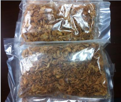 China Grade A Fried Onion Flakes , Fried Garlic Granules 13kg / carton for sale