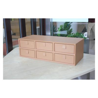 China Wardrobe new allan drawer chest clothing underwear watch necktie Storage Box tray two layer six drawers for bedroom room storage box for sale