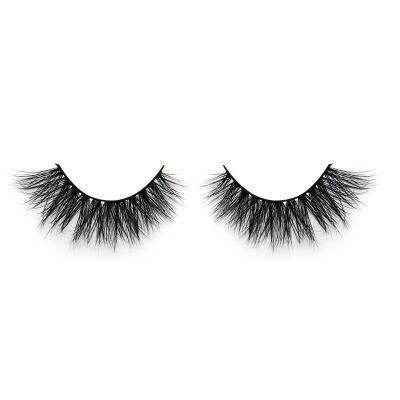 China Natural Real Fur100% Real Mink Strip Eyelashes 3D Mink Lashes Wholesale 3d Mink Vendor for sale