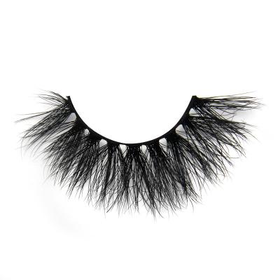 China Good Natural 3D Layered Look Mink Eyelash Vendor Fluffy tapered 3d Mink Lashes Best Selling Style for sale