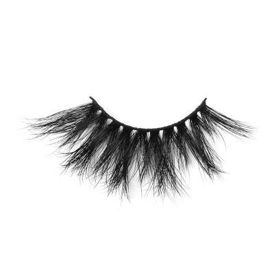 China Custom Mink Eyelash Supplier 25mm Mink Eyelash Packaging Long Best Fluffy Mink Lashes for sale